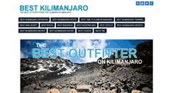 Desktop Screenshot of bestkilimanjaro.com