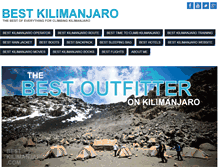 Tablet Screenshot of bestkilimanjaro.com